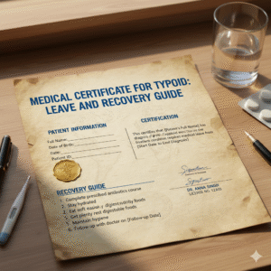 Medical Certificate